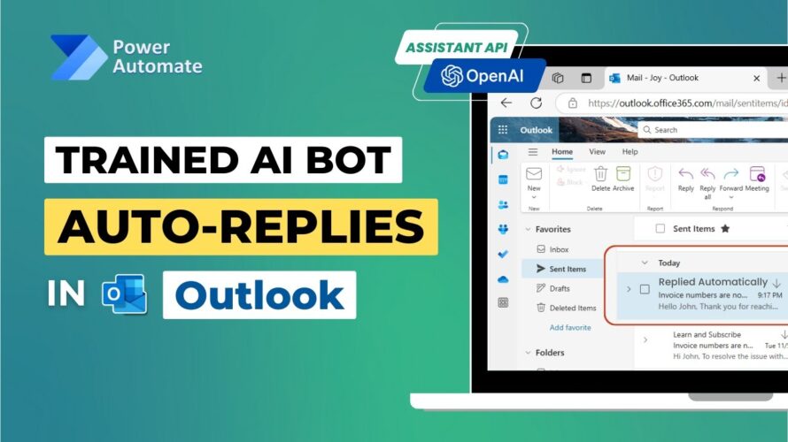 Power Automate + OpenAI Assistant: Build a Trained Bot to Auto-Reply Outlook Emails
