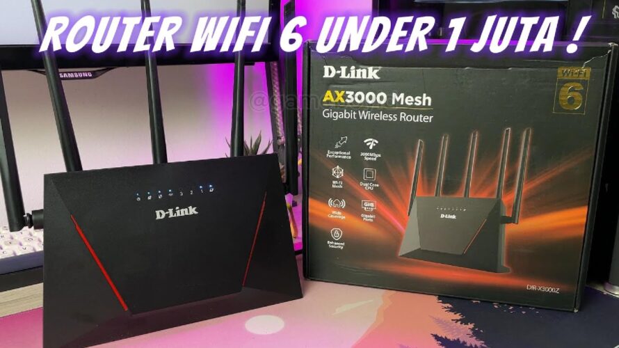 Router WiFi6 Under 1 Juta ! – Dlink DIR X3000Z