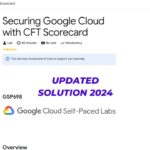 Securing Google Cloud with CFT Scorecard || 2024 || #GSP698 #qwiklabs #qwiklabsarcade2024