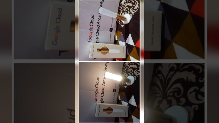 Google Cloud Facilitator Smart Sensor Light Unboxing 🎒#swags #shorts #googlecloudswags