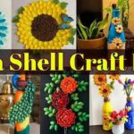Pista Shell wall hanging craft👍😱Waw इतना सुंदर वॉल डेकोर बनाया वेस्ट मटेरियल से#homemade #nocostdiy