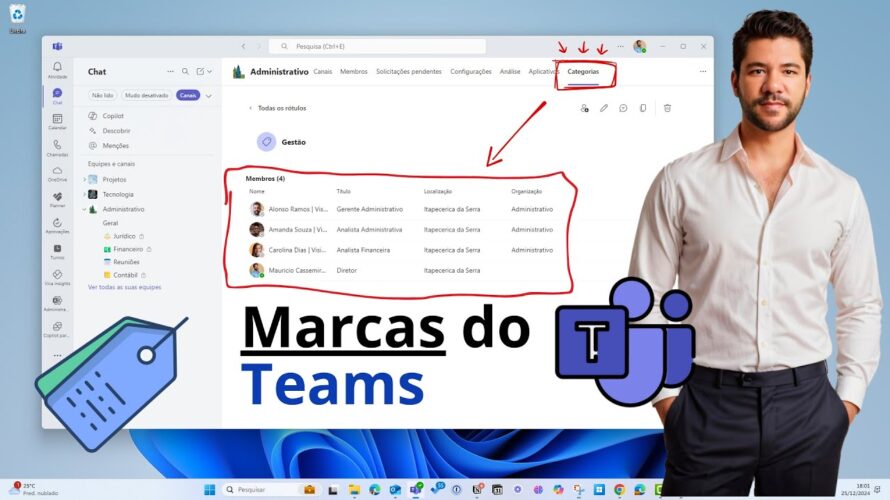 Otimize suas notificações de @menções com 🏷️Marcas no Microsoft Teams, por Mauricio Cassemiro