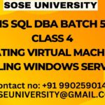 Batch57 Sql DBA Class4 Creating VirtualMachine & Installing Windows Server2019 ||Call +91 9902590140