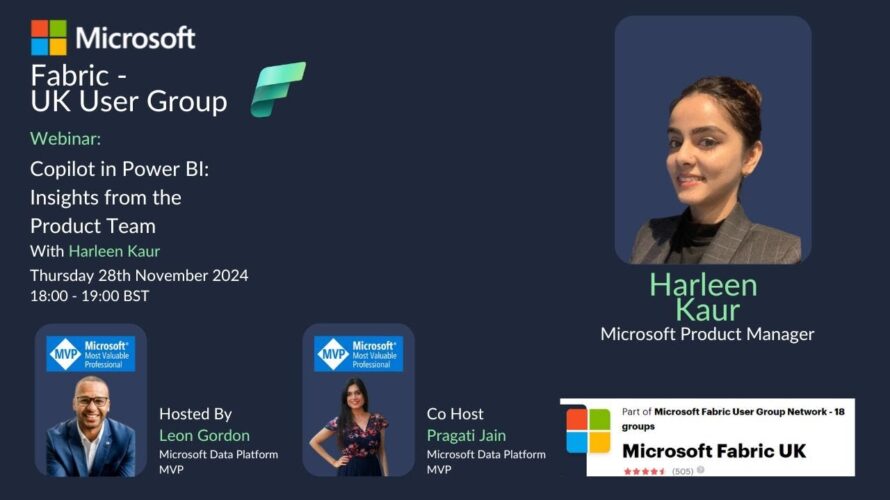 Copilot in Power BI Insights from the Product Team With Harleen Kaur