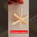 Diy christmas ornament from popsticks#youtubeshorts#shorts#viralvideo