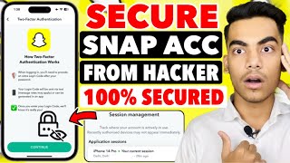 How To Secure Snapchat Account From Hacking 2025 | Enable Two Factor Authentication On Snapchat