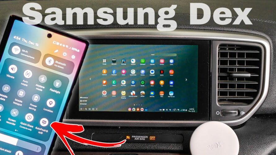 How To Use Samsung Dex With Your Car! Galaxy Z Fold 6, Galaxy S24 Ultra and more!