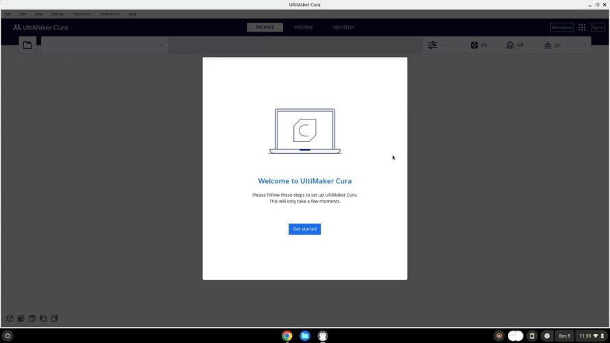 How to install Cura 5.6.0 on a Chromebook in 2025
