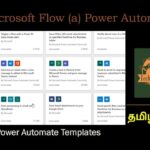 Power Automate | Microsoft Flow | How to use default templates | Types of templates | Tamil | Ep 2