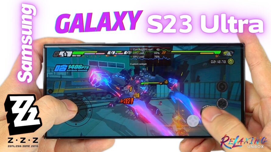 Samsung Galaxy S23 Ultra Zenless Zone Zero Gaming review | FPS & Battery Drain test