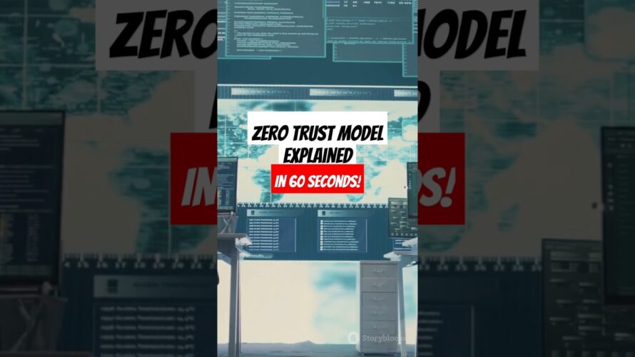 Zero Trust Model Explained in 60 Seconds