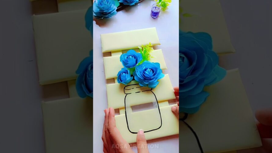 Diy Aesthetic wall hanging✨❤️🦋|handmade room decor |#shorts #diy #wallhanging #decoration #trending