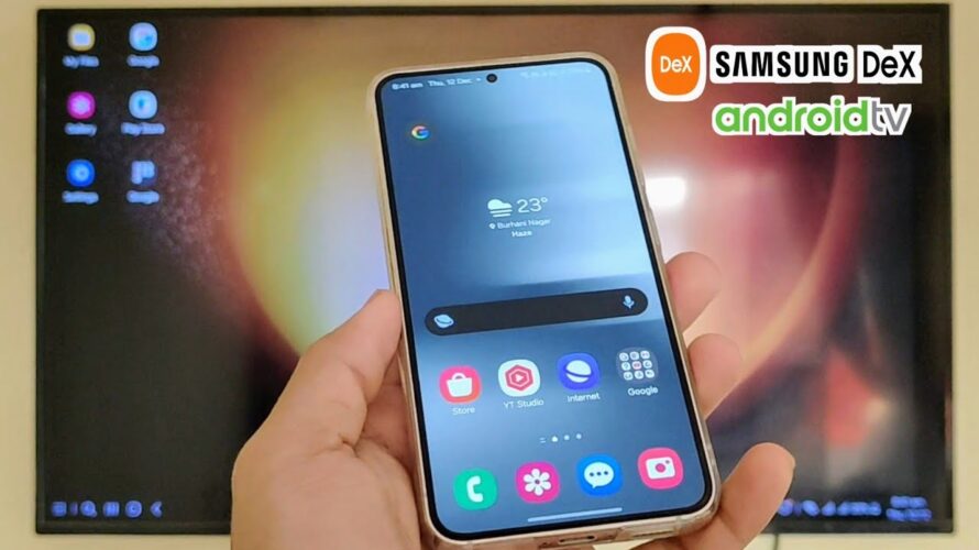 samsung dex on tv in hindi