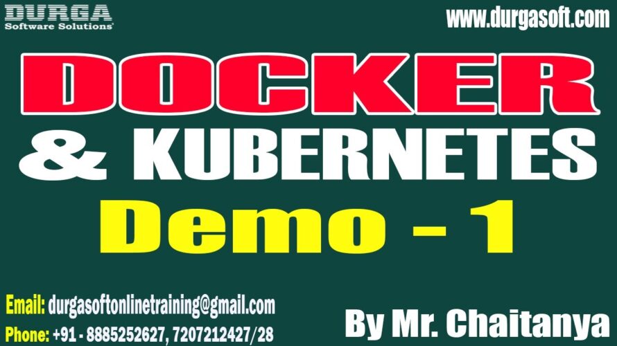 DOCKER & KUBERNETES tutorials || Demo – 1 || by Mr. Chaitanya On 09-01-2025 @8PM IST