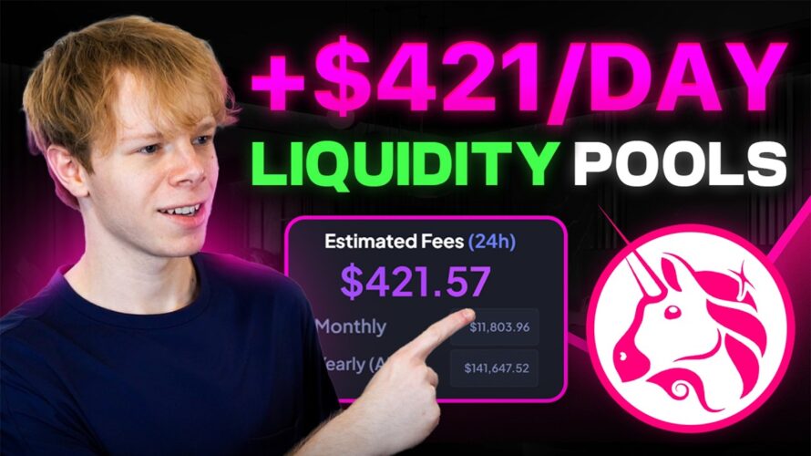 $421 Per Day From Uniswap v3 Liquidity Pools (Passive Income)