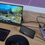 Connecting Portable monitor + HUB + Samsung DEX. Perfect solution for trip.