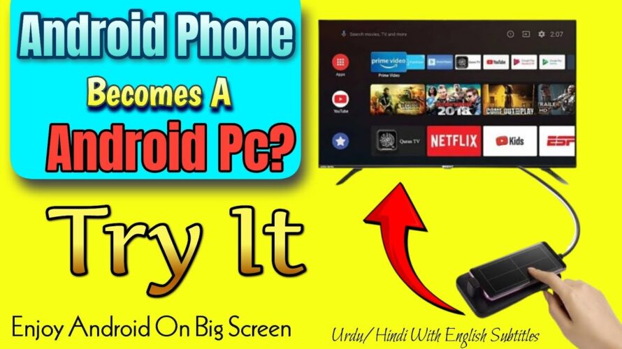 Convert Your Android phone Into Android Pc || How To Use Samsung Dex