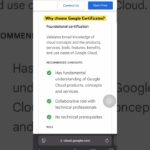 Google Cloud certificates #tech #shorts