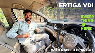 Maruti Suzuki Ertiga VDI With 6 Speed Gear Box Everything is Here Concept ! Mileage Ka Baap #ertiga