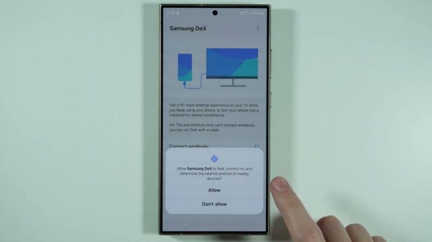 Samsung Galaxy S25 Ultra: How to Use Samsung DeX Wirelessly