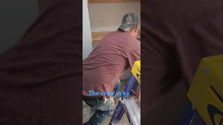 Sneaking a video of the crew while they’re busy at work. #renovation