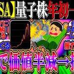 【新NISA】量子株で年初一括民、暴落で一瞬で価値半減し損切りへ…【2ch投資スレ/お金/米国株/S&P500/NASDAQ100/FANG/2244/IONQ/RGTI/QUBT/量子コンピュータ】