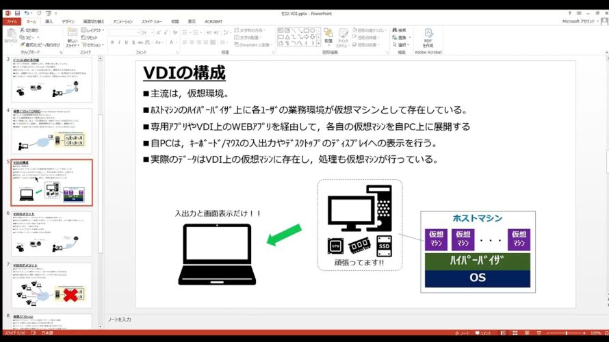 【専門学校講師による解説】実は仮想デスクトップ(VDI/シンクライアント)は使ったことがありません…。【セキュリティ24】