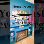 Home Decor Rules You Must Never Forget #homedecor #affordabledecor