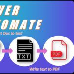 How to Convert Documents to Text, Write Text to PDF in Power Automate