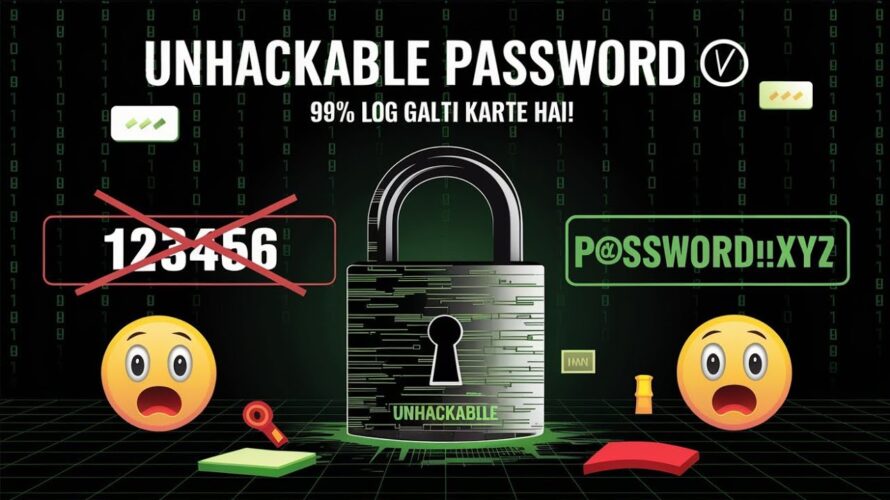 Ye Password Banane Ka Tareeka Hackers Bhi Nahi Tod Payenge! 😱