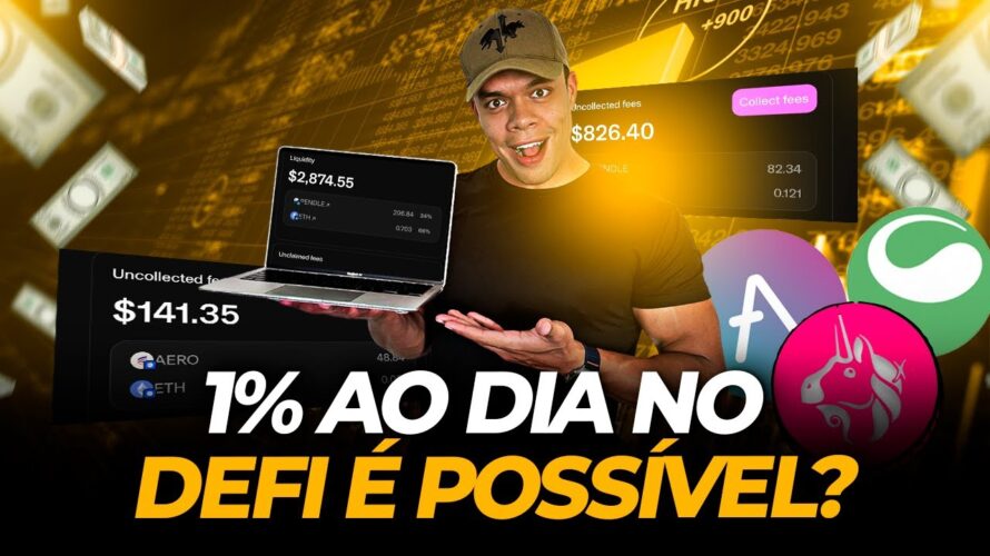 🚀 1% AO DIA NO DEFI É POSSÍVEL? 💰RENDA PASSIVA COM CRIPTOS NA PRÁTICA