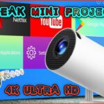 Android Ultra HD WiFi6  projector | Mini Projector | 4K support Projector | Tiktok Projector