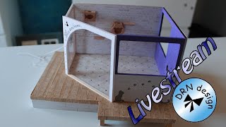 Cat Cafe Garden Room Box – Miniature – part 2
