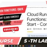 Cloud Run Functions: Qwik Start – Console | Tamil Tutorial | Time 2 Tech | #Time2Tech