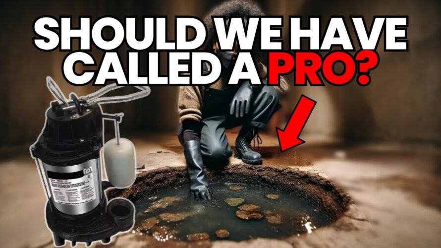 DIY Sump Pump Replacement with ZERO experience… Did it Work? | SP2 – Rundown to Regal