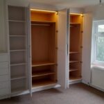 How we make wardrobes with integrated LED lights. Bedroom Renovation.
