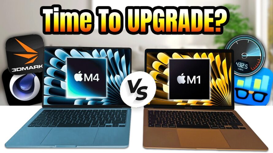 MacBook Air M4 Vs Air M1 – Battery Life Test, Benchmark, Thermals & MORE!!