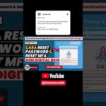 Tutorial Cara Reset Password dan Reset MFA Akun ASN di Portal ASN Digital BKN #mfa
