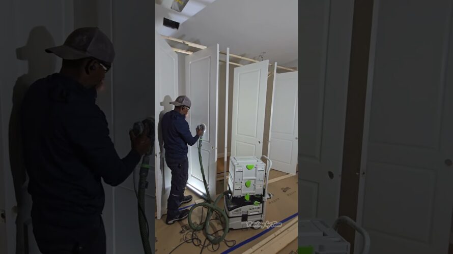 Prep🎨 Festool💚 #paintingbyjuan #festool #homeimprovement #diy #sanding