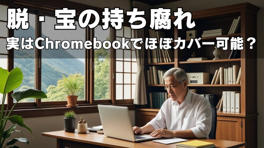 PCで何してる?ほとんどの人はコレ!→ ならChromebookで十分ですよ