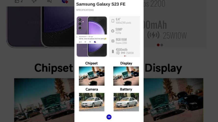 SAMSUNG Galaxy S23 FE – “Flagship vibes without the flagship price 💸🔥” #samsung #s23fe
