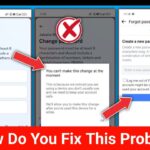 Facebook You Can’t Make This Change At The Moment Fixed | Facebook Two Factor Authentication Problem