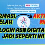 Informasi !!! Setelah Aktivasi MFA di ASN Digital