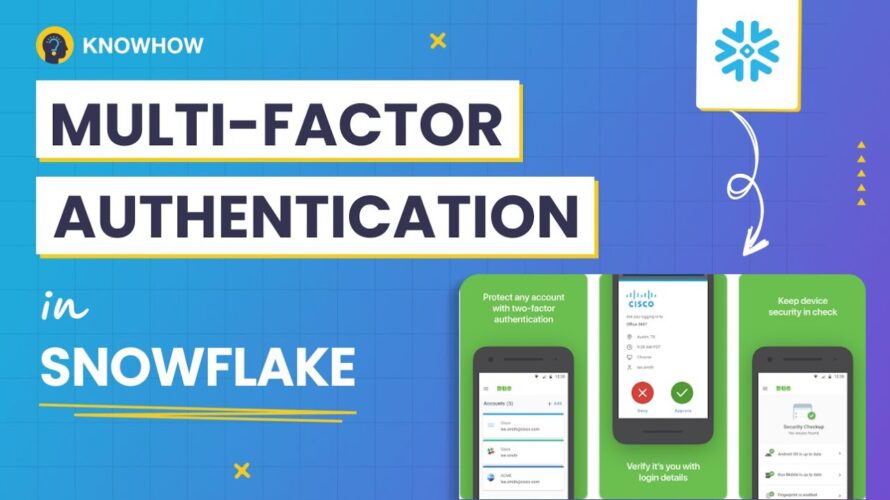 Multi-Factor Authentication (MFA) in Snowflake | Snowflake Tutorial