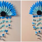 UNIQUE WALL DECOR | DIY WALL DECOR | PAPER CRAFT IDEAS | ORIGAMI | WALL HANGING