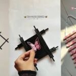 Diy Wall Decor idea 🩷 | aesthetic wall decor | Home Decorating Ideas | Diy Craft Ideas | wallhanging
