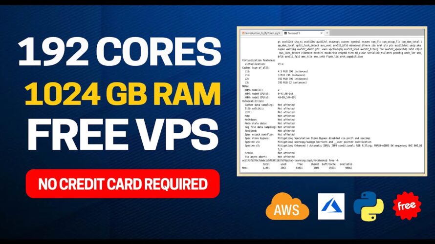 Get a FREE VPS with 1TB RAM & 192 CPU Cores — No Credit Card Needed! (100% Working 2025)