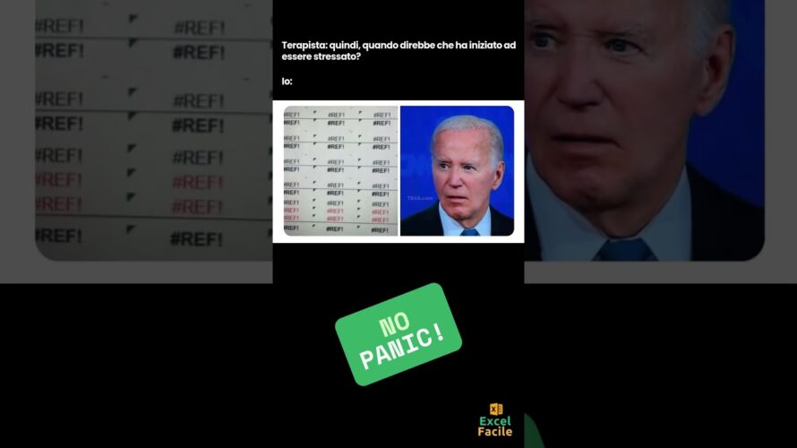 La dura verità di chi lavora con Excel… 💀