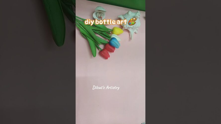 Diy Bottle Art Design With Cherry🍒