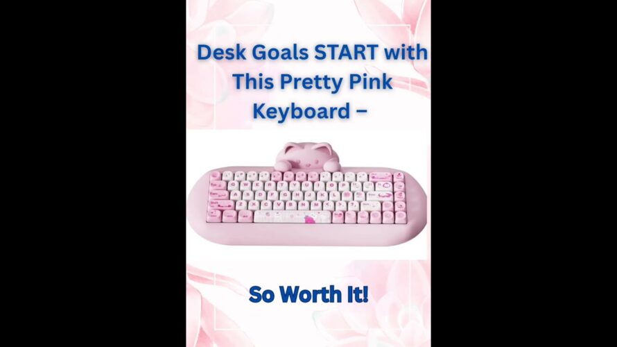 Wireless Pink Keyboard 💗 #Amazon Finds# pink#keyboard